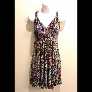 5 for $25 Vibrant feather pattern mini